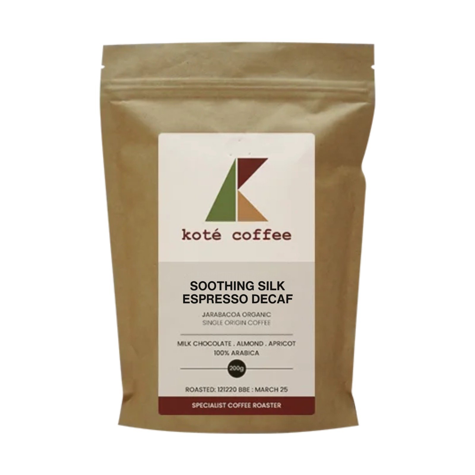 Soothing Silk Espresso Decaf (Ground)